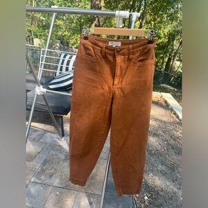 Madewell Slim Emmett Tapered Pants Warm Coffee Women’s 26